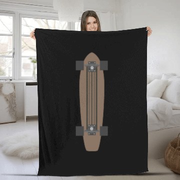 Discover skateboard Fleece Blankets