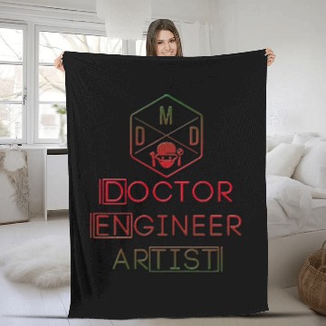 Discover Doctor Engineer Artist Fleece Blankets