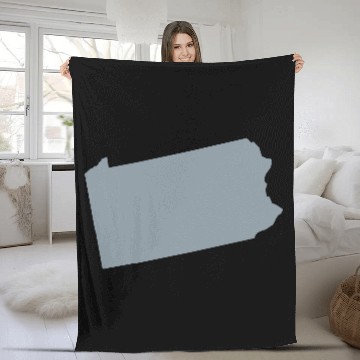 Discover Pennsylvania Fleece Blankets