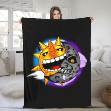 Discover Sun & Moon Fleece Blankets