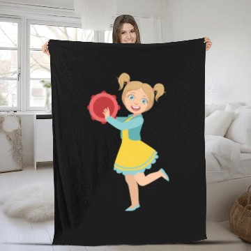 Discover Music Kid Fleece Blankets