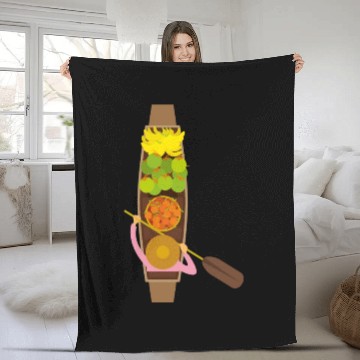 Discover Fruit merchant Fleece Blankets