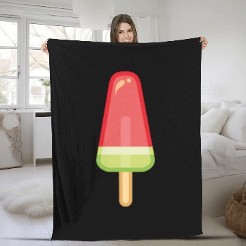 Discover Melon Ice Lolly Fleece Blankets