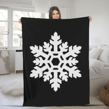 Discover snowflake Fleece Blankets