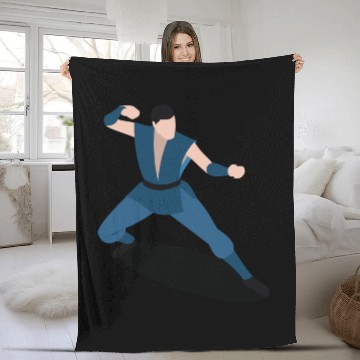 Discover karate Fleece Blankets