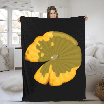 Discover Lotus leaf Fleece Blankets