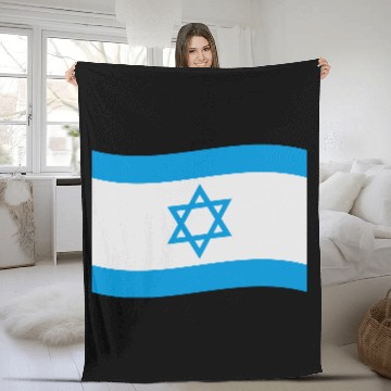 Discover Flag Israel Fleece Blankets