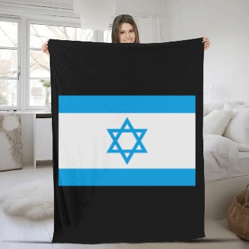 Discover Flag Israel Fleece Blankets