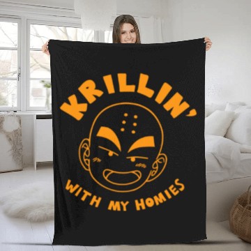 Discover Krillin With My Homies Fleece Blankets