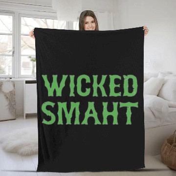 Discover Wicked Smaht Funny 2 Fleece Blankets