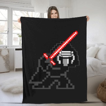 Discover 8-bit Kylo Ren Fleece Blankets