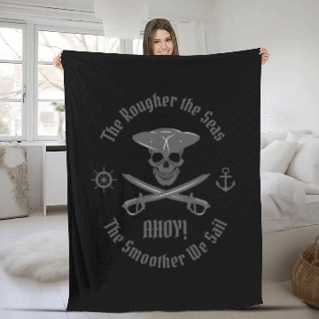 Discover Pirate Fleece Blankets