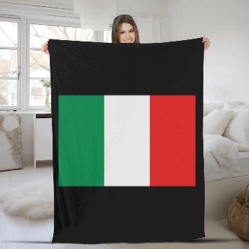 Discover National Flag Of Italy Fleece Blankets