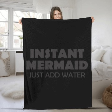Discover Instant Mermaid Fleece Blankets Ladies Unisex Crewneck 7
