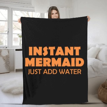 Discover Instant Mermaid Fleece Blankets Ladies Unisex Crewneck 10
