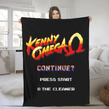 Discover kenny omega game 8 bit Fleece Blankets