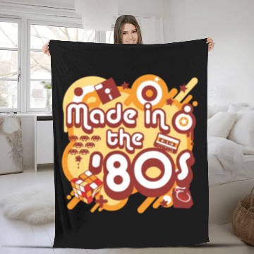 Discover Made In The 80s Fleece Blankets