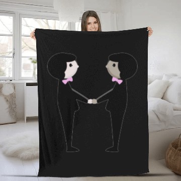 Discover wedding engagement love valentine marriage bride72 Fleece Blankets