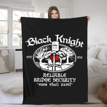 Discover Black knight est 932 reliable bridge security none Fleece Blankets