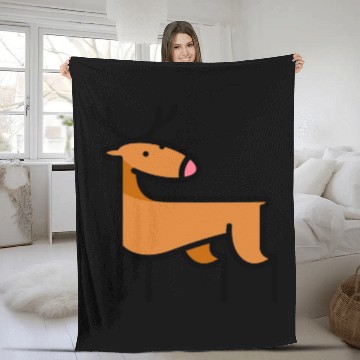 Discover Reindeer Fleece Blankets