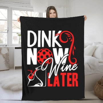 Discover Pickleball Fleece Blankets