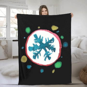 Discover Snowflake Fleece Blankets
