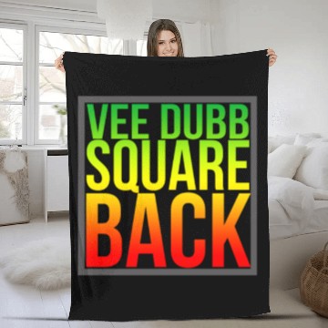 Discover VEE DUB SQUAREBACK LOVERS Fleece Blankets