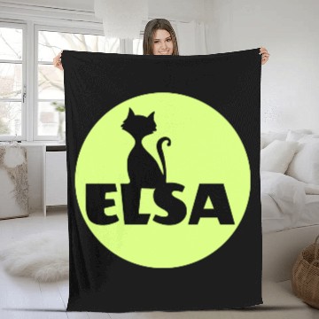 Discover Elsa first name Fleece Blankets