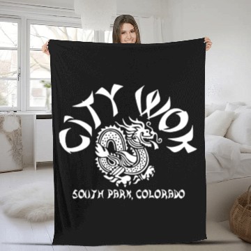 Discover City Wok South Park Colorado Fleece Blankets