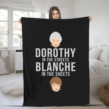 Discover Stay Golden Fleece Blankets - Dorothy in the streets