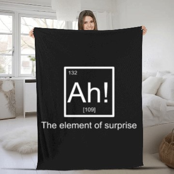 Discover Ah The element of surprise Fleece Blankets