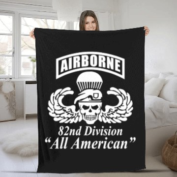 Discover US Army 82nd Airborne Fleece Blankets