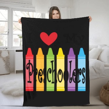 Discover preschool teacher Fleece Blankets