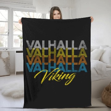 Discover Valhalla Viking Vikings Fleece Blankets