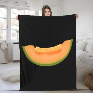 Discover melon melone watermelon wassermelone veggie gemues Fleece Blankets