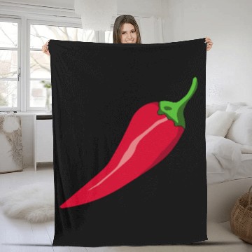 Discover paprika chilli chili pepper citrus veggie gemuese Fleece Blankets