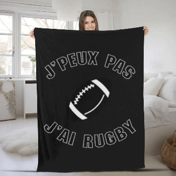Discover jai rugby Fleece Blankets
