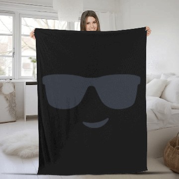 Discover Smiley Face 3 Fleece Blankets