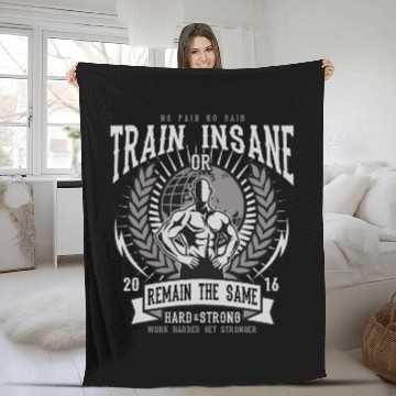 Discover Train Insane Fleece Blankets