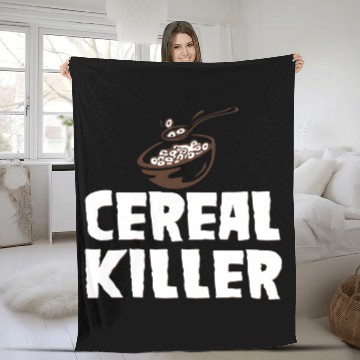 Discover Cereal Killer Fleece Blankets