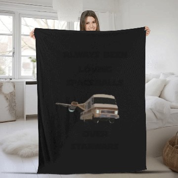Discover spaceballs over starwars Fleece Blankets