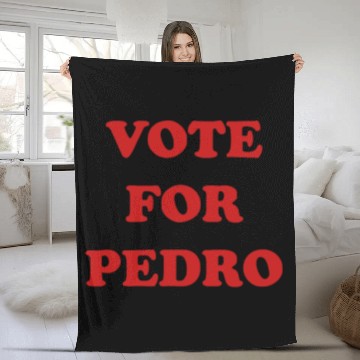 Discover NAPOLEON DYNAMITE VOTE FOR PEDRO Fleece Blankets