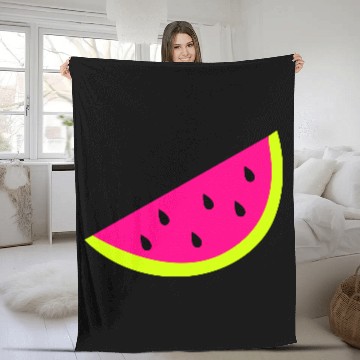 Discover Watermelon Fleece Blankets
