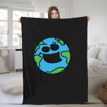 Discover Happy Earth Fleece Blankets
