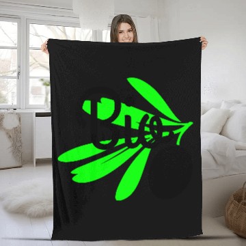 Discover Bio olive branch Fleece Blankets