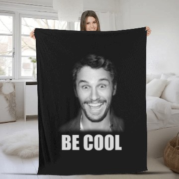 Discover Be Cool Funny James Franco Fleece Blankets