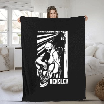 Discover H Street Matt Hensley Vintage Skateboard Fleece Blankets
