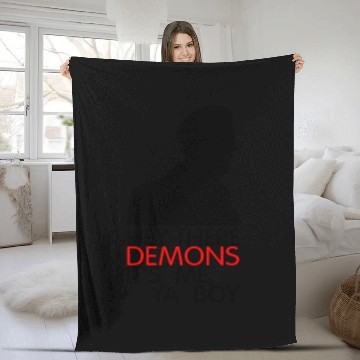 Discover hey there demons it's me ya boy Fleece Blankets