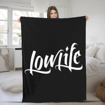 Discover Low Life Over Flow Lowrider LowLife Tattoo Fleece Blankets