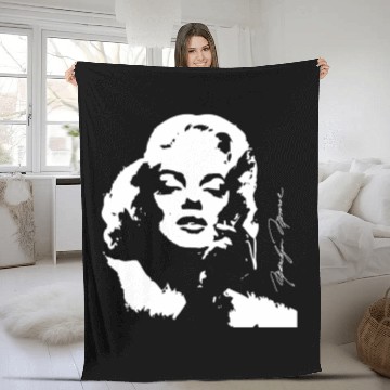 Discover Marilyn Monroe with signature Fleece Blankets